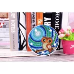 Gyémántszemes kirakó baglyos kis lámpa