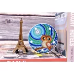 Gyémántszemes kirakó baglyos kis lámpa