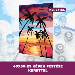40x50-es képek festése kerettel