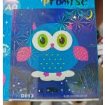 Kék kalapos lány gyémántszemes kirakó gyerekeknek kerettel