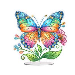 Pillangó Gyémántszemes asztali dísz