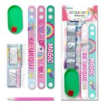 Csillogó Kreatív Gyémánt Karkötő Készítő Szett Gyerekeknek- Vegyes színben