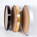 Arany színű képkeret 30 cm átmérőjű kerek gyémántszemes kirakóhoz plexivel