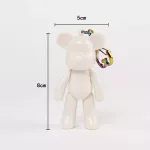 Gyémántszemmel kirakható kis maci kulcstartó 13 cm