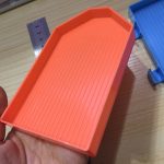 Narancssárga színű tálca gyémántszemes kirakóhoz