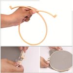 Vakrámára feszíthető hímző szett virágos