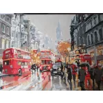 London festés számok alapján kreatív készlet keret nélkül