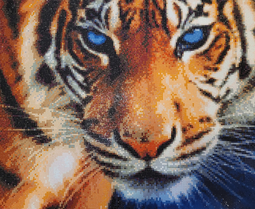 Tigris Kör alakú Gyémántszemes kirakó 40x50
